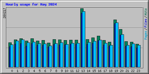 Hourly usage for May 2024